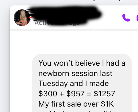 online photography workshop for in person sales